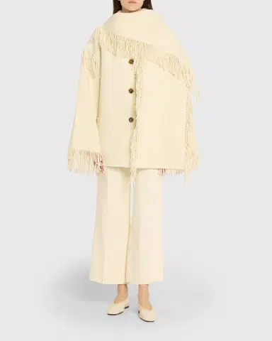 Toteme Fringed Scarf Jacket | Thumbnail 2