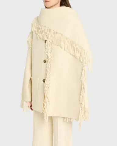 Toteme Fringed Scarf Jacket | Thumbnail 4