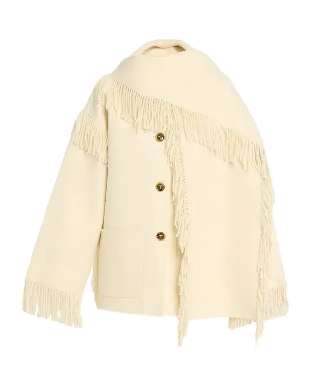 Fringed Scarf Jacket