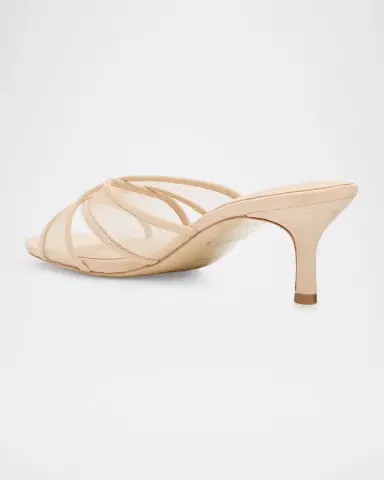 L'Agence Padua Leopard-Print Mesh Mule Sandals | Thumbnail 4 L'Agence Padua Leopard-Print Mesh Mule Sandals | Thumbnail 4