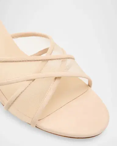 L'Agence Padua Leopard-Print Mesh Mule Sandals | Thumbnail 5 L'Agence Padua Leopard-Print Mesh Mule Sandals | Thumbnail 5