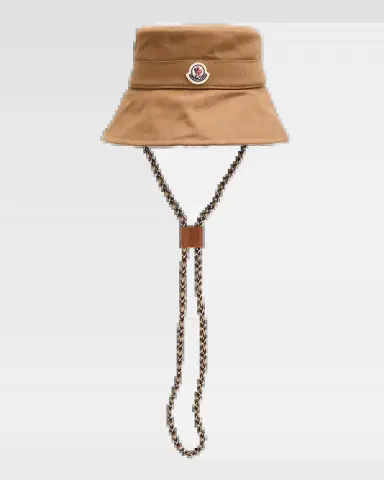 Moncler Cotton Gabardine Logo Bucket Hat | Thumbnail 2 Moncler Cotton Gabardine Logo Bucket Hat | Thumbnail 2