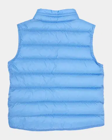 Moncler Boy 's Gui Packable Down Vest, Size -14 | Thumbnail 2 Moncler Boy 's Gui Packable Down Vest, Size -14 | Thumbnail 2