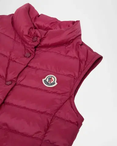 Moncler Girl 's Liane Down Vest, Size 4- | Thumbnail 3