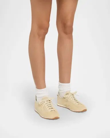 Jacquemus Les Tennis Croc-Embossed Suede Sneakers | Thumbnail 2 Jacquemus Les Tennis Croc-Embossed Suede Sneakers | Thumbnail 2