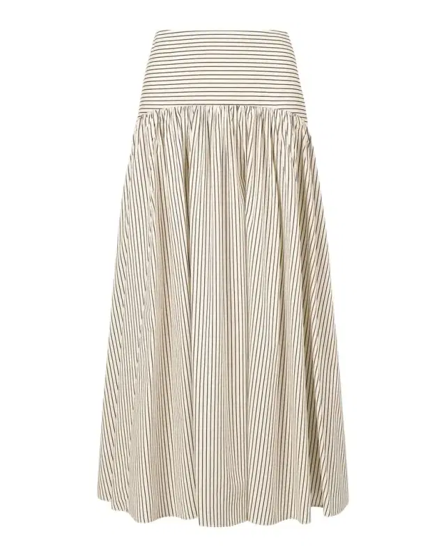 Procida Striped Maxi Skirt