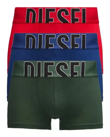 Diesel Men 's Damien Pop Logo 3-Pack Boxer Briefs | Thumbnail 1
