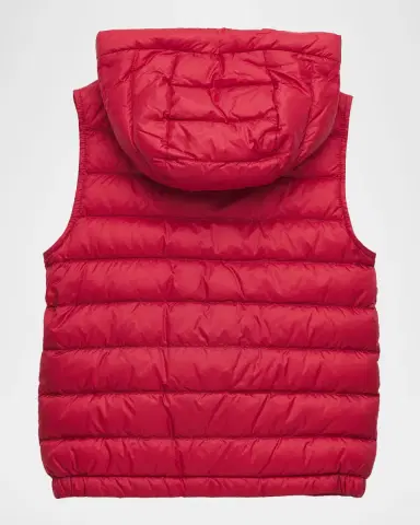 Moncler Boy 's Uzay Hooded Down Vest, Size 8- | Thumbnail 2 Moncler Boy 's Uzay Hooded Down Vest, Size 8- | Thumbnail 2