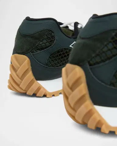 Bottega Veneta Orbit Metallic Net Runner Sneakers | Thumbnail 5