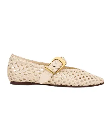 Zimmermann Alchemy Woven Leather Ballerina Flats | Thumbnail 1 Zimmermann Alchemy Woven Leather Ballerina Flats | Thumbnail 1