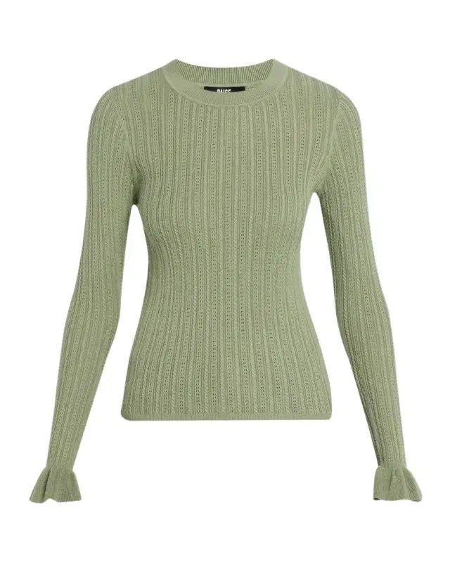 Ophelia Pointelle-Knit Top