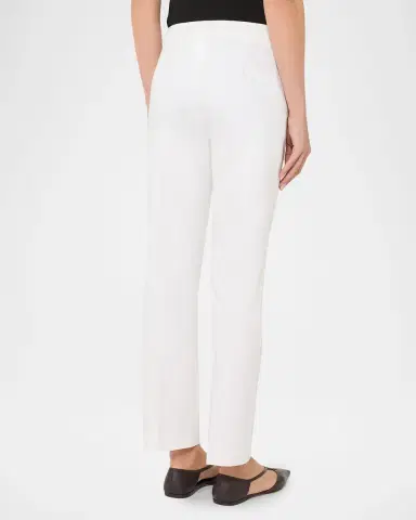 Max Mara Silk Slim-Leg Ankle Cigarette Pants | Thumbnail 2 Max Mara Silk Slim-Leg Ankle Cigarette Pants | Thumbnail 2