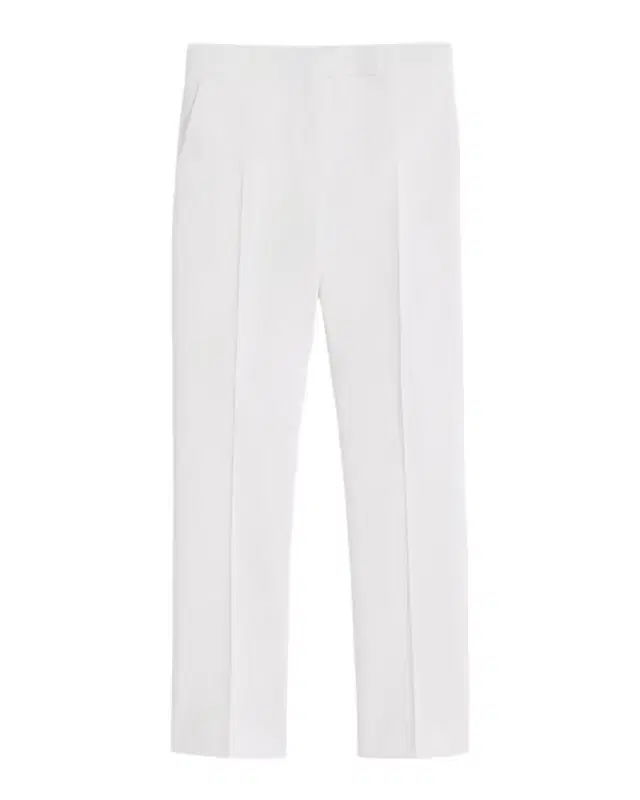 Silk Slim-Leg Ankle Cigarette Pants