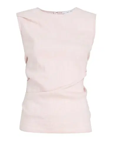 Proenza Schouler White Label Anoushka Ruched Slub Linen Top | Thumbnail 1