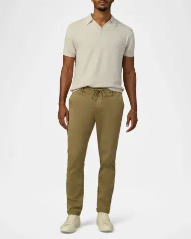 Joe's Jeans Men's Cotton Knit Short-Sleeve Polo Sweater | Thumbnail 2