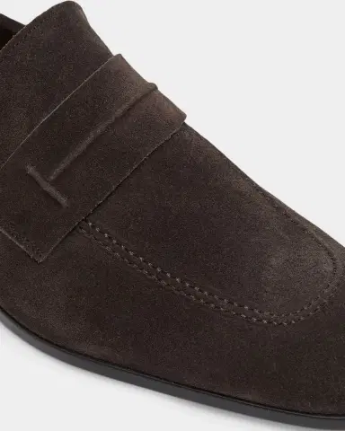 TOM FORD Men 's Sean Suede Penny Loafers | Thumbnail 5 TOM FORD Men 's Sean Suede Penny Loafers | Thumbnail 5