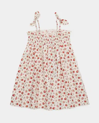Dolce & Gabbana Girl's Small Rose-Print Poplin Dress, Size -6 | Thumbnail 2