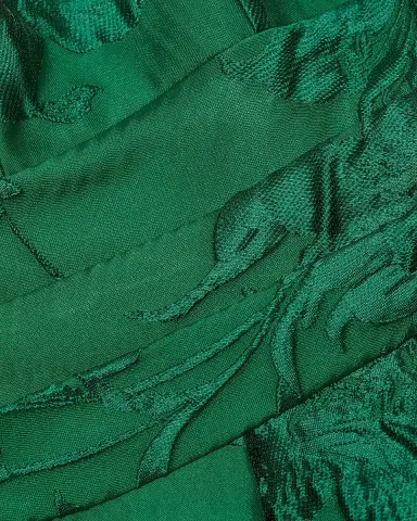 Kay Unger New York Mariah Pleated Jacquard Column Gown | Thumbnail 5 Kay Unger New York Mariah Pleated Jacquard Column Gown | Thumbnail 5