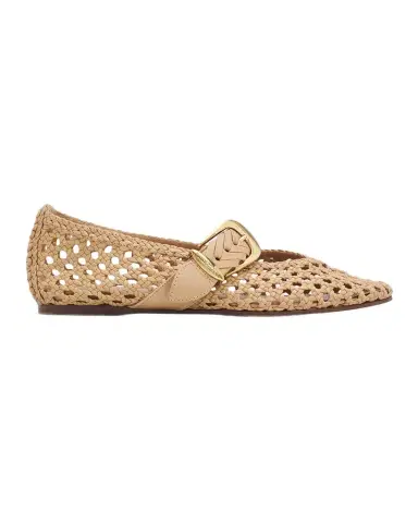 Zimmermann Alchemy Woven Leather Ballerina Flats | Thumbnail 1 Zimmermann Alchemy Woven Leather Ballerina Flats | Thumbnail 1