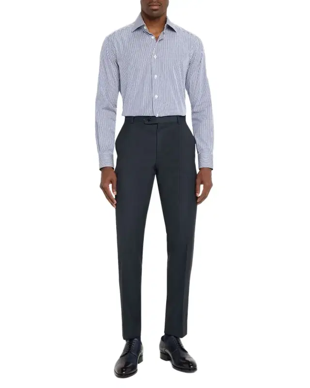 Brioni Men 's Textured Wool Dress Pants