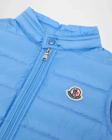 Moncler Boy 's Gui Packable Down Vest, Size 4- | Thumbnail 3 Moncler Boy 's Gui Packable Down Vest, Size 4- | Thumbnail 3