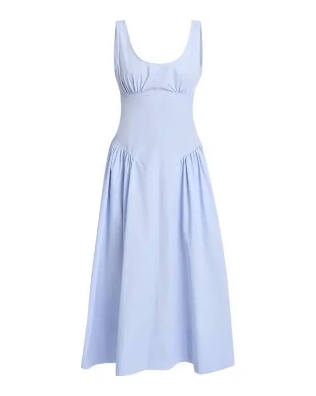 Kendall Drop-Waist Cotton Midi Dress Kendall Drop-Waist Cotton Midi Dress
