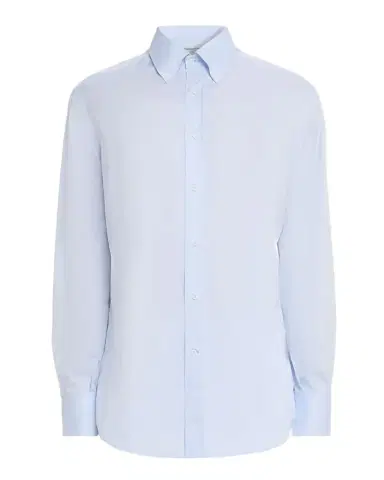 Brunello Cucinelli Men's Twill Classic Fit Button-Down Shirt | Thumbnail 1