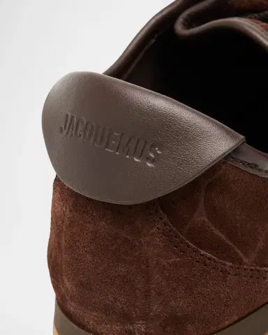 Jacquemus Les Tennis Croc-Embossed Suede Sneakers | Thumbnail 5