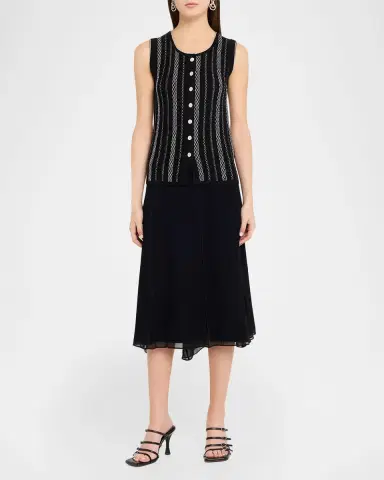 Proenza Schouler White Label Alyna Textured Knit Vest | Thumbnail 2
