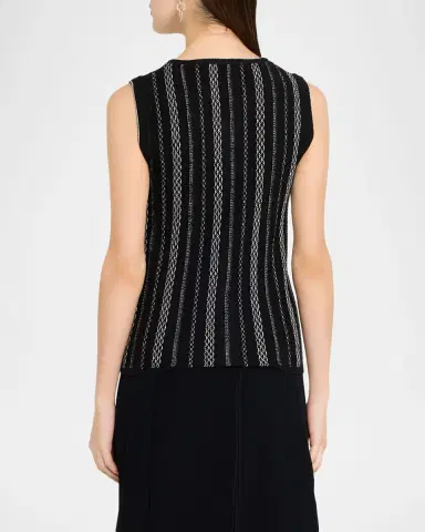 Proenza Schouler White Label Alyna Textured Knit Vest | Thumbnail 3