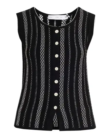 Proenza Schouler White Label Alyna Textured Knit Vest | Thumbnail 1