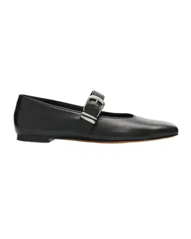 Vince Daniela Leather Ballerina Flats | Thumbnail 1