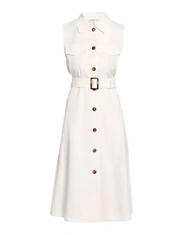 Lafayette 148 New York Belted Stretch Twill Midi Shirtdress | Thumbnail 1 Lafayette 148 New York Belted Stretch Twill Midi Shirtdress | Thumbnail 1