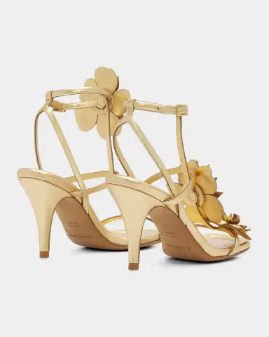 Zimmermann 85mm Belara Metallic Leather Sandals | Thumbnail 2 Zimmermann 85mm Belara Metallic Leather Sandals | Thumbnail 2