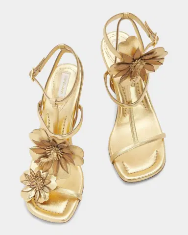 Zimmermann 85mm Belara Metallic Leather Sandals | Thumbnail 4 Zimmermann 85mm Belara Metallic Leather Sandals | Thumbnail 4