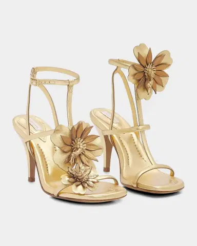 Zimmermann 85mm Belara Metallic Leather Sandals | Thumbnail 5 Zimmermann 85mm Belara Metallic Leather Sandals | Thumbnail 5