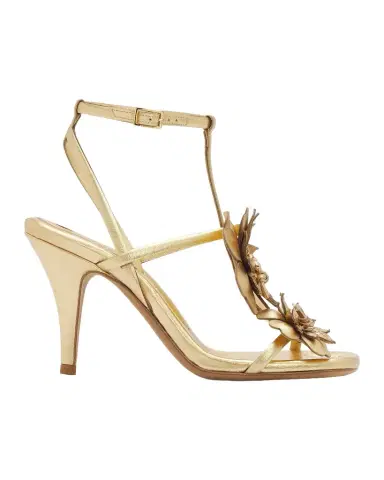 Zimmermann 85mm Belara Metallic Leather Sandals | Thumbnail 1 Zimmermann 85mm Belara Metallic Leather Sandals | Thumbnail 1