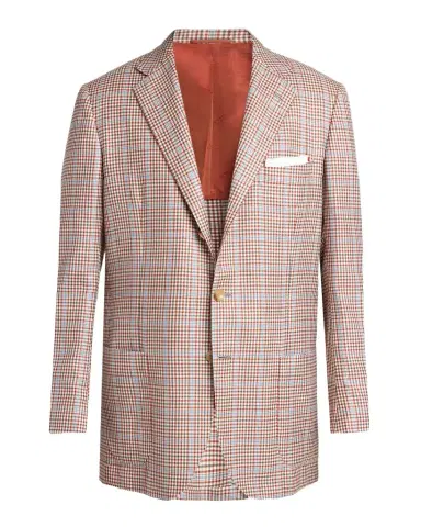 Kiton Men 's Multi-Check Cashmere and Silk Blazer | Thumbnail 1 Kiton Men 's Multi-Check Cashmere and Silk Blazer | Thumbnail 1