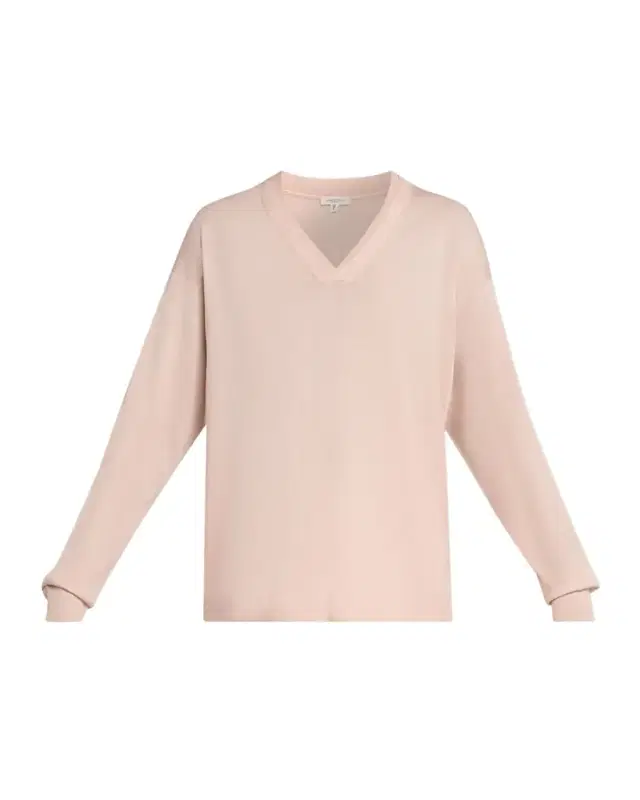V-Neck Merino Wool Knit Sweater