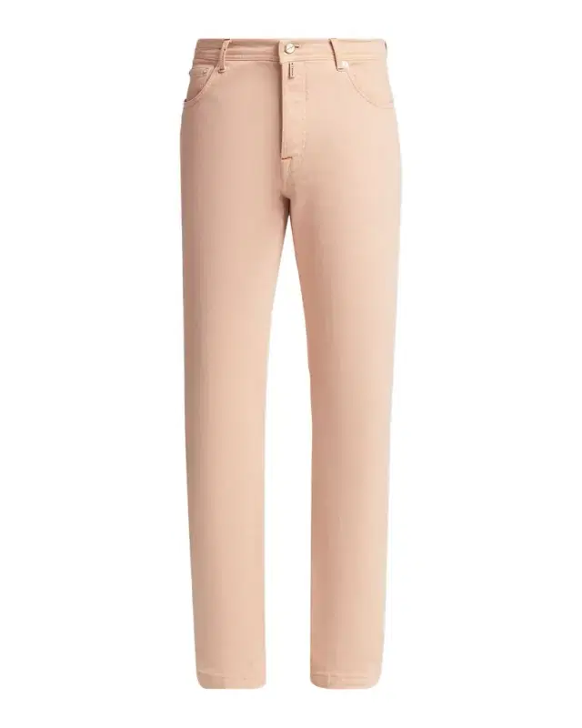 Kiton Men 's Corrabo Stretch Cotton Straight Leg Five-Pocket Pants
