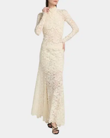 Rabanne Lace A-Line Maxi Skirt | Thumbnail 2 Rabanne Lace A-Line Maxi Skirt | Thumbnail 2