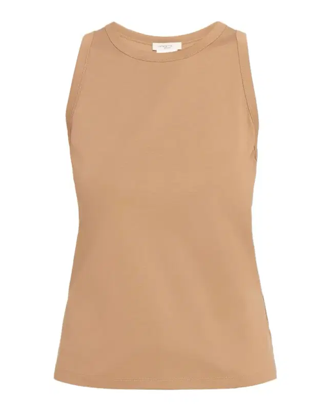 Swiss Cotton Rib Racerback Tank