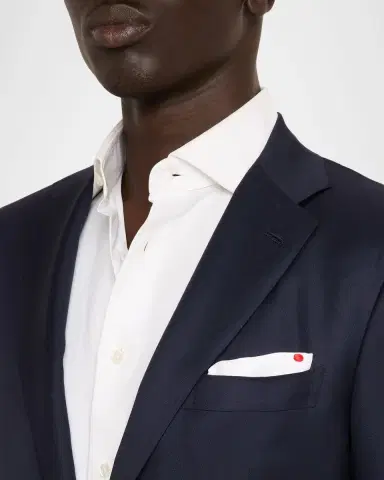 Kiton Men's Virgin Wool Single-Breasted Blazer | Thumbnail 5