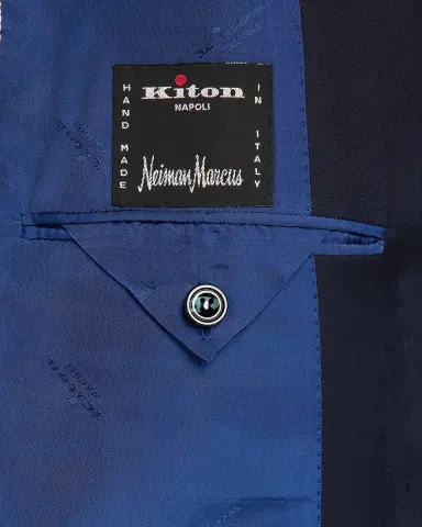 Kiton Men's Virgin Wool Single-Breasted Blazer | Thumbnail 6
