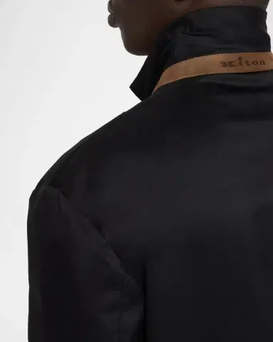 Kiton Men's Wool Full-Zip Shirt Jacket | Thumbnail 5 Kiton Men's Wool Full-Zip Shirt Jacket | Thumbnail 5