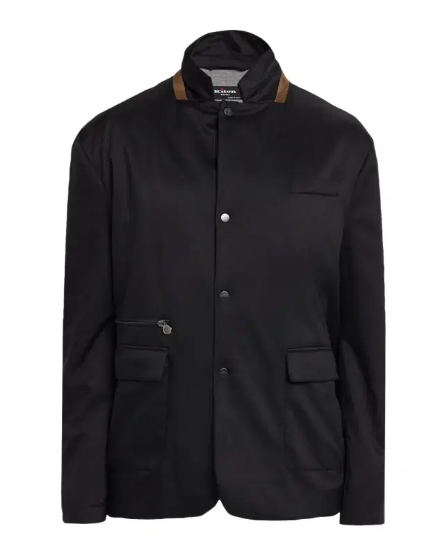 Men 's Wool Full-Zip Shirt Jacket