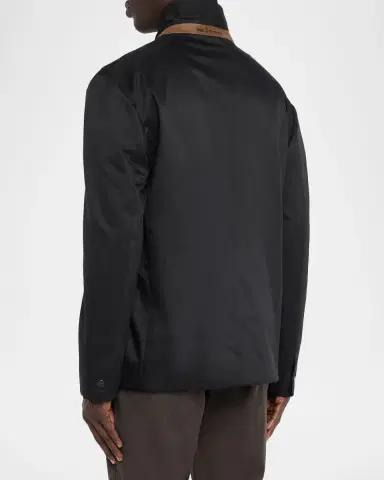 Kiton Men's Performance Stand-Collar Jacket | Thumbnail 3