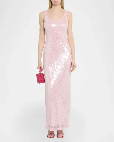 Simkhai Bex Sequined Tank Dress | Thumbnail 2 Simkhai Bex Sequined Tank Dress | Thumbnail 2