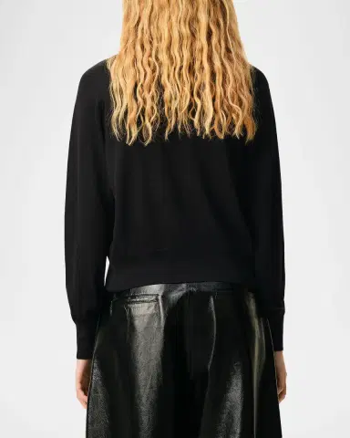 AMI PARIS Ami De Coeur Embroidered Crewneck Cardigan | Thumbnail 2 AMI PARIS Ami De Coeur Embroidered Crewneck Cardigan | Thumbnail 2