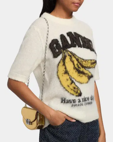 Ganni Brushed Alpaca Graphic Wool Sweater | Thumbnail 5 Ganni Brushed Alpaca Graphic Wool Sweater | Thumbnail 5